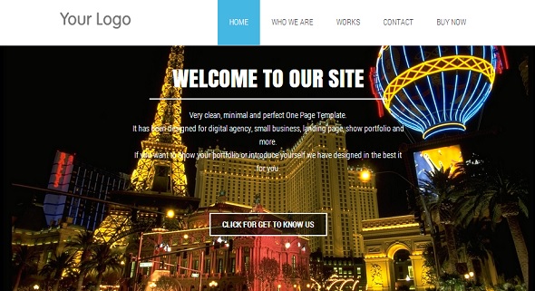 agency portfolio template